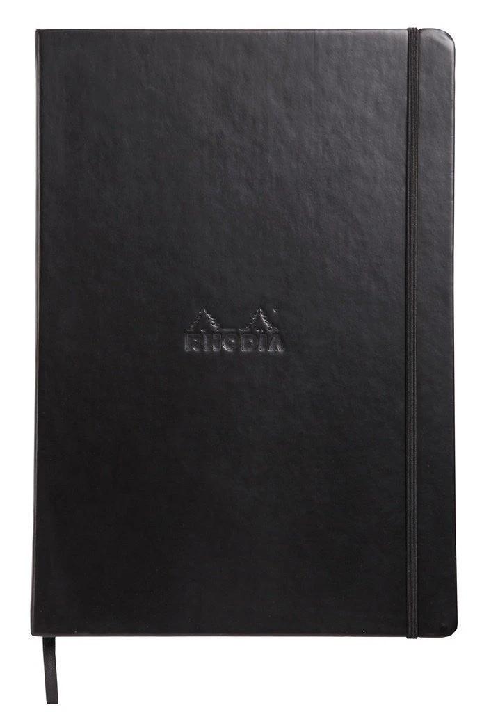 Rhodia Boutique Webnotebook, Bound 5 ½ X 8 ¼, Lined, Black, 96 Sheets 1 Rhodia Boutique Webnotebook, Bound 5 ½ X 8 ¼, Lined, Black, 96 Sheets