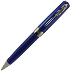 Pineider Full Metal Jacket Ballpoint Pen, Lightning Blue