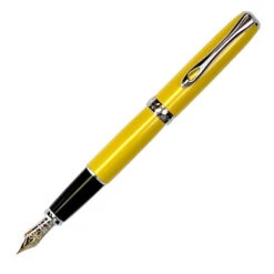 Diplomat Excellence A2 Fountain Pen, 14K Gold Nib, Yellow