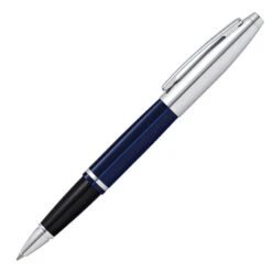 Cross® Cross Calais Rollerball Pen, Blue Lacquer & Chrome