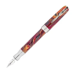 Pineider La Grande Bellezza Fountain Pen, Rodolite Red, Medium Nib