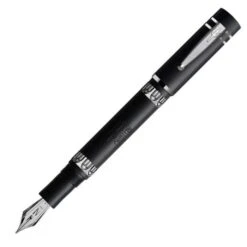 Nettuno 1911 Fountain Pen, Black Sands With Black Trim, Extra-Fine Nib