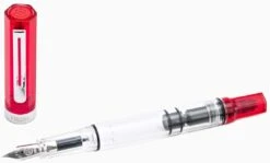 TWSBI ECO Blossom Red Fountain Pen, Stub 1.1mm Nib
