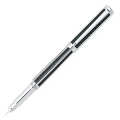 Sheaffer Intensity Fountain Pen, Black & Chrome, Fine Nib