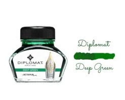 Diplomat Octopus Fountain Pen Ink Bottle, 30ml, Deep Green