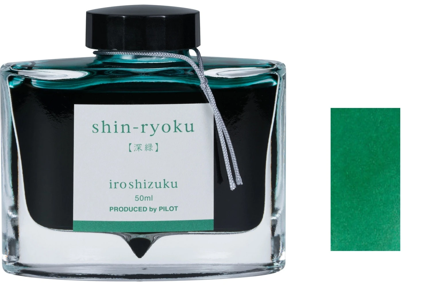 Pilot Iroshizuku Fountain Pen Ink Bottle, 50ml, Shin-ryoku 1 Pilot Iroshizuku Fountain Pen Ink Bottle, 50ml, Shin-ryoku