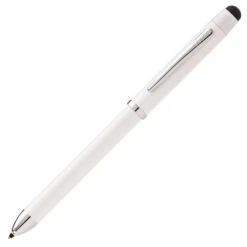 Cross® Cross Tech3 Multi-Function Ballpoint Pen & Stylus, White & Chrome