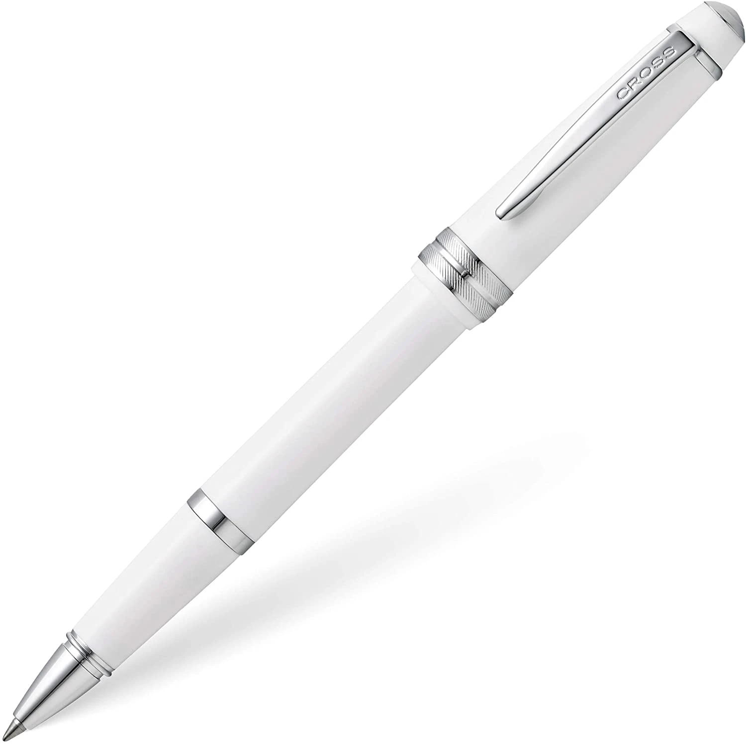 Cross® Cross Bailey Light Rollerball Pen, Polished White & Chrome 1 Cross® Cross Bailey Light Rollerball Pen, Polished White & Chrome