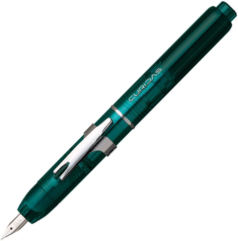 Platinum Curidas Retractable Fountain Pen, Green 1 Platinum Curidas Retractable Fountain Pen, Green