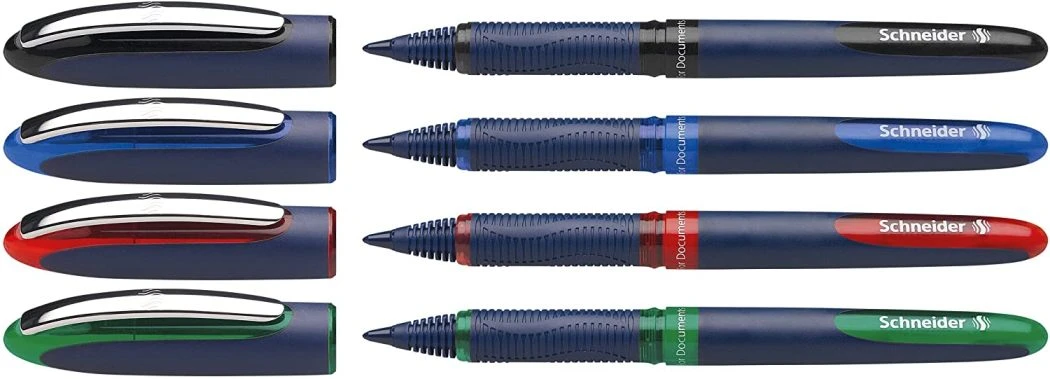 Schneider® Schneider One Business Rollerball Pens, Assorted Ink, .6mm 1 Schneider® Schneider One Business Rollerball Pens, Assorted Ink, .6mm