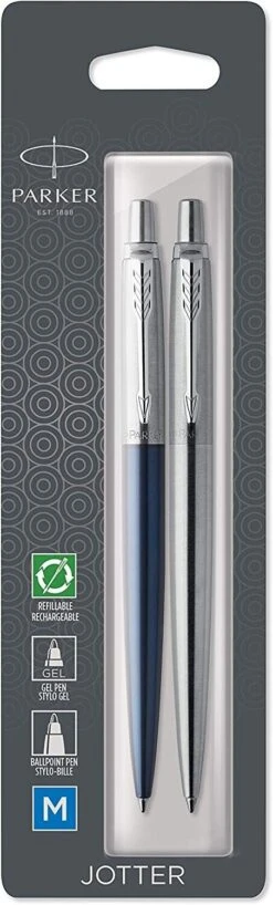 Parker® Parker Jotter Ballpoint Pen Set, Royal Blue & Stainless Steel, 2 Pack 3 Parker® Parker Jotter Ballpoint Pen Set, Royal Blue & Stainless Steel, 2 Pack -Office Supply Series Shop 83113744 934e 5e10 a5b5 b595a0c7e08b
