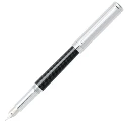 Sheaffer Intensity Fountain Pen, Carbon Fiber & Chrome, Medium Nib