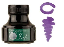 Monteverde 90ml Gemstone Fountain Pen Ink Bottle, Amethyst
