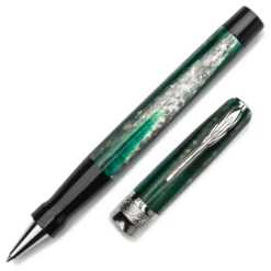Pineider Arco Desert Beetle Rollerball Pen, Green & Black -Office Supply Series Shop ArcoRB