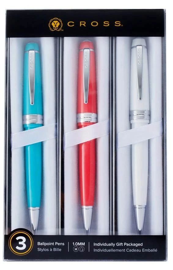 Cross® Cross Bailey Light 3-Piece Ballpoint Pen Set 1 Cross® Cross Bailey Light 3-Piece Ballpoint Pen Set