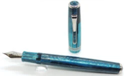 Tibaldi N60 Limited Edition Fountain Pen, Bora Bora, Palladium Trim
