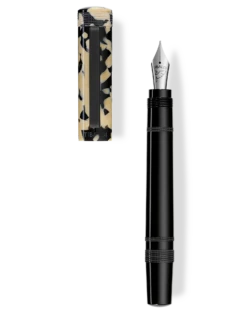 Tibaldi Perfecta Tortoise Beige Fountain Pen, Medium Nib