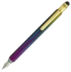 Monteverde 9 In 1 One Touch Tool Fountain Pen & Stylus, Rainbow