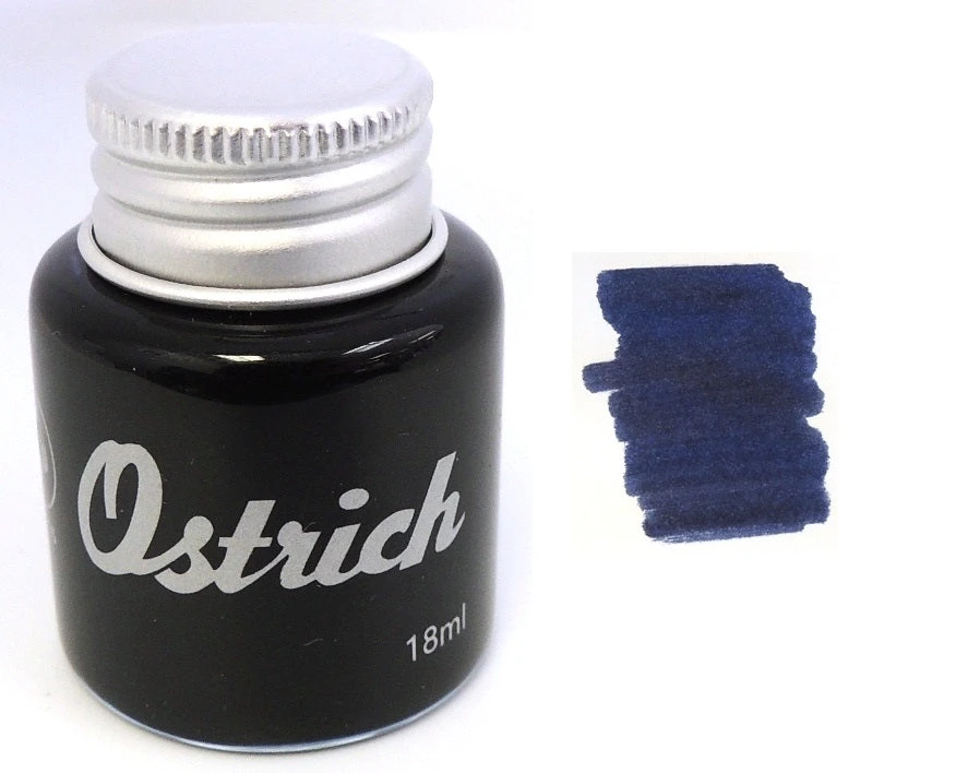 Ostrich Fountain Pen Ink Bottle, 18ml, Sapphire Blue 1 Ostrich Fountain Pen Ink Bottle, 18ml, Sapphire Blue
