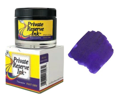 Private Reserve Fountain Pen Ink Bottle, 60ml, Tanzanite Fast Dry 1 Private Reserve Fountain Pen Ink Bottle, 60ml, Tanzanite Fast Dry