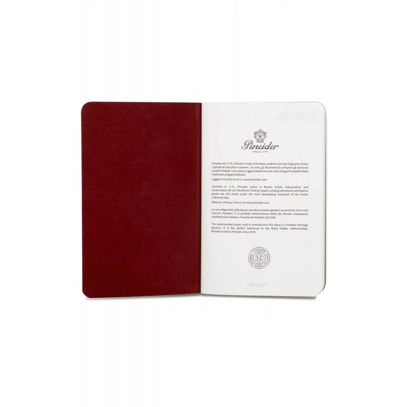 Pineider Notes Jazz Notebook, 80 Pages, 80 Gr Blank White Paper, Red 3 Pineider Notes Jazz Notebook, 80 Pages, 80 Gr Blank White Paper, Red - Image 3