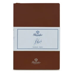 Pineider Blues Notebook, A5, 192 Blank Pages, 55gr Paper, Clay Brown