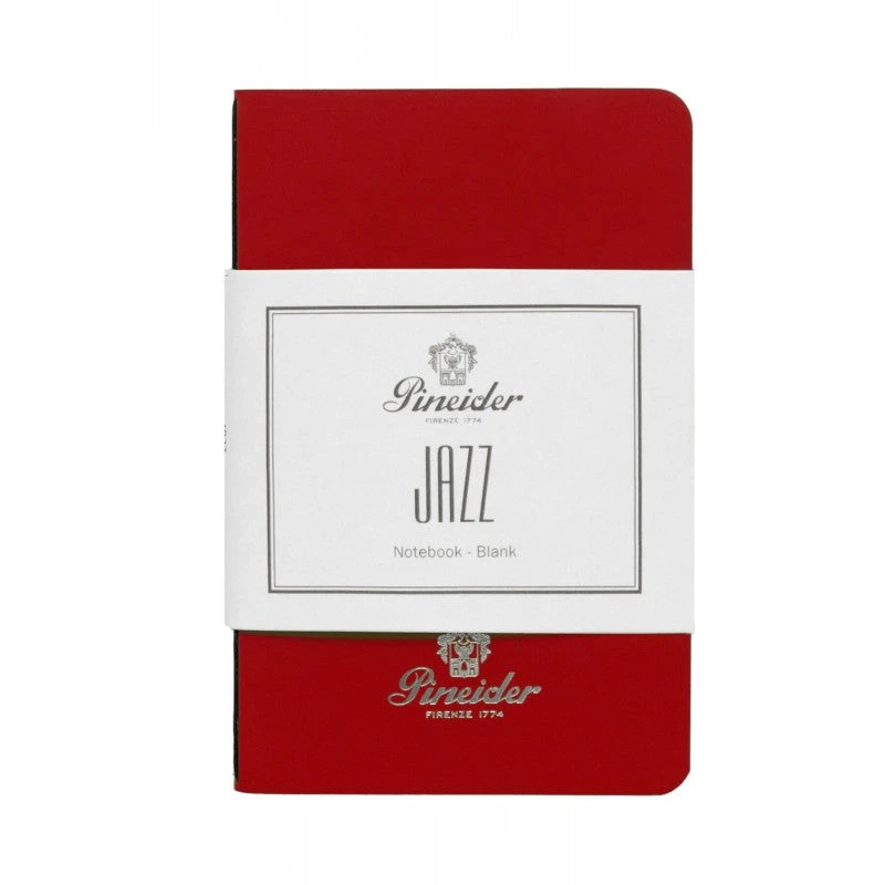 Pineider Notes Jazz Notebook, 80 Pages, 80 Gr Blank White Paper, Red 1 Pineider Notes Jazz Notebook, 80 Pages, 80 Gr Blank White Paper, Red