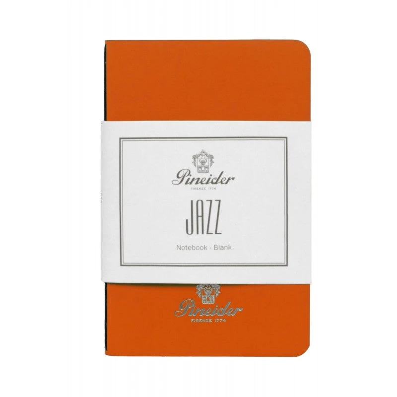 Pineider Notes Jazz Notebook, 80 Pages, 80 Gr Blank White Paper, Orange 1 Pineider Notes Jazz Notebook, 80 Pages, 80 Gr Blank White Paper, Orange