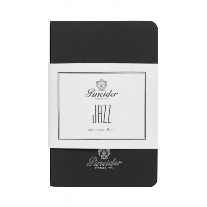 Pineider Notes Jazz Notebook, 80 Pages, 80 Gr Blank White Paper, Black 1 Pineider Notes Jazz Notebook, 80 Pages, 80 Gr Blank White Paper, Black