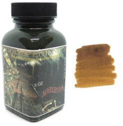 Noodlers Fountain Pen Ink Bottle, Gold & Limonite, 3oz Glass Bottle