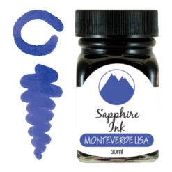Monteverde 30ml Fountain Pen Ink Bottle, Gemstone, Sapphire