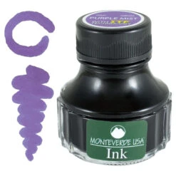 Monteverde 90ml Fountain Pen Ink Bottle, Purple Mist