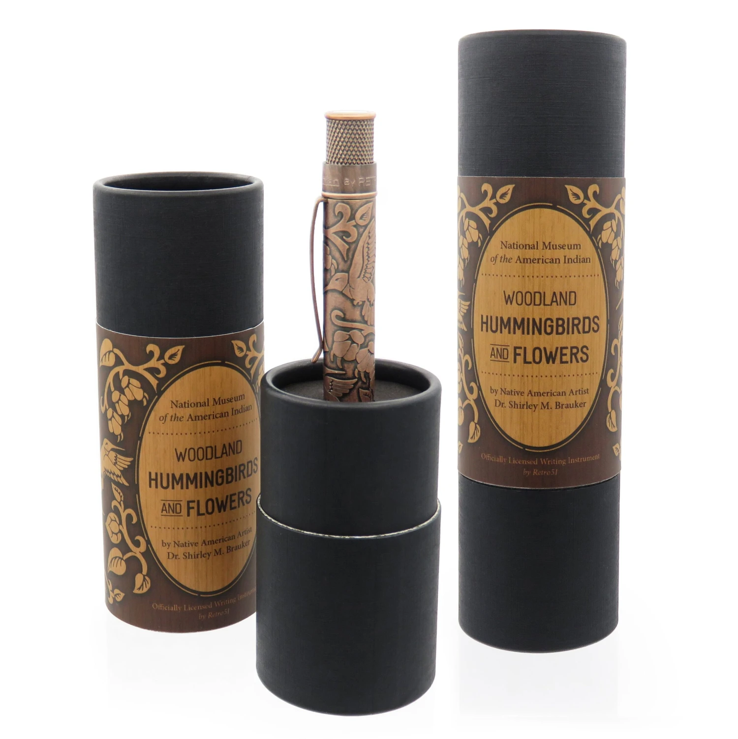 Retro 51 Smithsonian Rollerball Pen, Woodland Hummingbird And Flowers 3 Retro 51 Smithsonian Rollerball Pen, Woodland Hummingbird And Flowers - Image 3