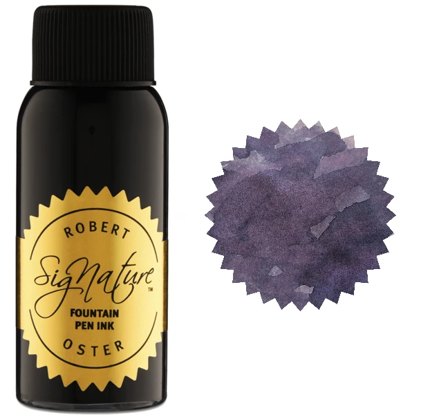 Robert Oster Fountain Pen Ink Bottle, 50ml, Sydney Lavender 1 Robert Oster Fountain Pen Ink Bottle, 50ml, Sydney Lavender