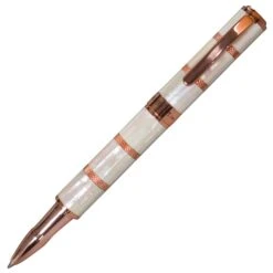 Monteverde Regatta Mother Of Pearl Rollerball Pen, Rosegold Trim