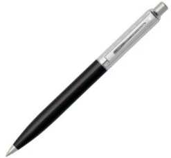 Sheaffer Sentinel Signature Ballpoint Pen, Black & Engraved Chrome