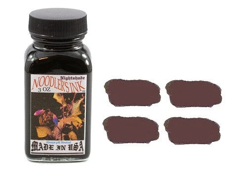 Noodlers Fountain Pen Ink Bottle - Nightshade 1 Noodlers Fountain Pen Ink Bottle - Nightshade