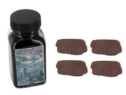 Noodlers Fountain Pen Ink Bottle - Beaver 1 Noodlers Fountain Pen Ink Bottle - Beaver