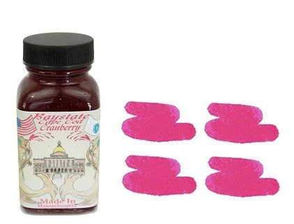 Noodlers Fountain Pen Ink Bottle - Bay State Cranberry 1 Noodlers Fountain Pen Ink Bottle - Bay State Cranberry