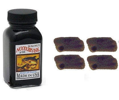 Noodlers Fountain Pen Ink Bottle - Walnut 1 Noodlers Fountain Pen Ink Bottle - Walnut
