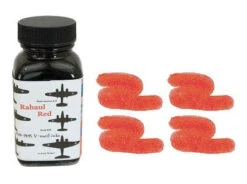 Noodlers Fountain Pen Ink Bottle - VMail Rabaul Red